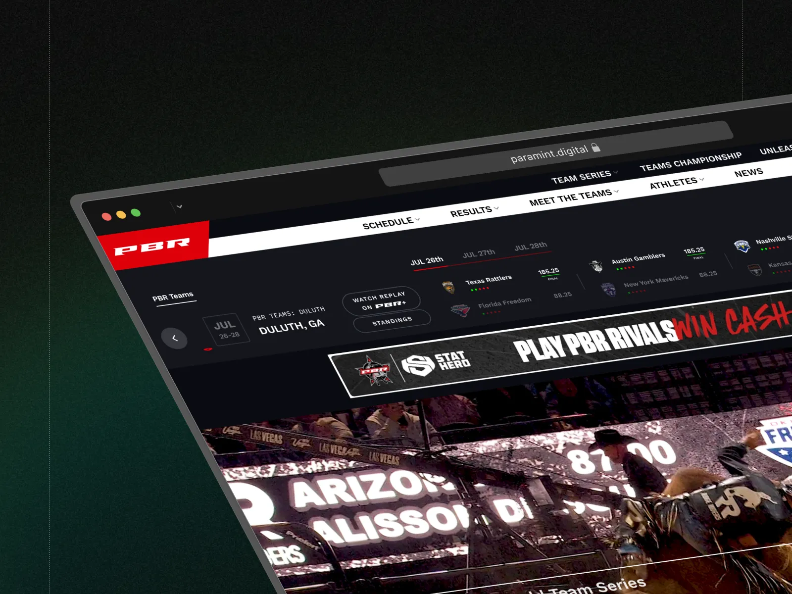 PBR.com website and digital platform